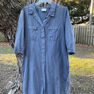 Wrap London blue/grey size 12 dress